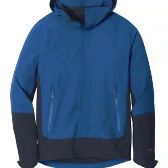 Eddie Bauer Weatheredge Men's waterproof Breathable Sz L light Jacket Rain/Wind - Picture 8 of 8